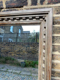 Handsome Dentil Carved Teak Mirror