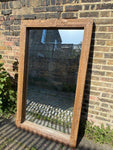 Mogul Elephant Carved Teak Door Frame as Mirror