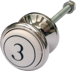 Numbered Cabinet Knob