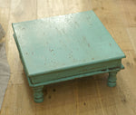 Low Painted Wood Side Tables