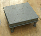 Low Painted Wood Side Tables
