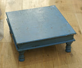 Low Painted Wood Side Tables