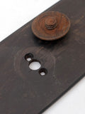 English Ebony Door Plate, Arts and Crafts circa 1900