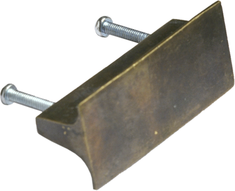 Antique Brass T-Bar Pull Medium