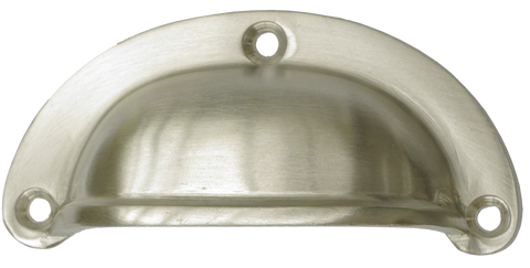 Nickel Crescent Handle Small