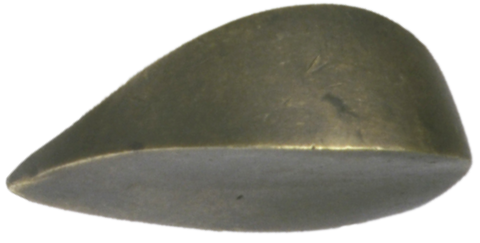 Brass Segment Cabinet Knob Small