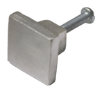 Nickel Square Cabinet Knob (2 Sizes)