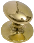 Brass Oval Cabinet Knob