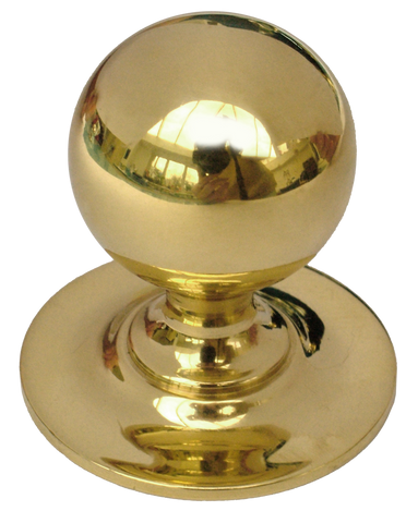 Round Brass Cabinet Knob