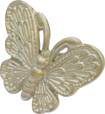 Detailed Butterfly Cabinet Pull in Nickel
