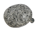 Speckled Grey River Pebble Knob Large