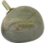 Oyster Grey River Pebble Knob Small