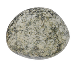 Speckled Grey River Pebble Knob Small