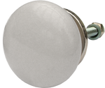Round White Porcelain Cabinet Knob