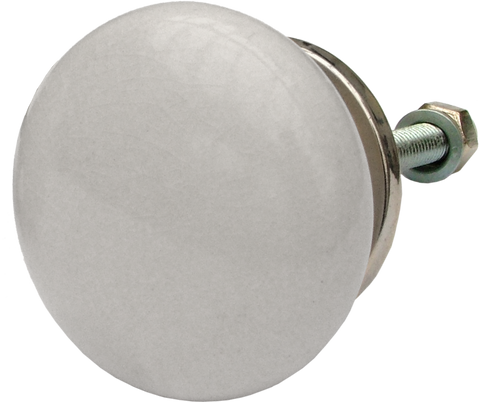 Round White Porcelain Cabinet Knob