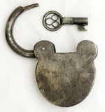 Large Iron & Brass Padlock circa 1860