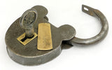 Large Iron & Brass Padlock circa 1860