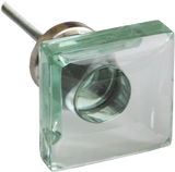 Clear Spliced Glass Cabinet Knob (2 sizes)