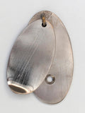 Flat Oval Brushed Nickel Drawer Pull