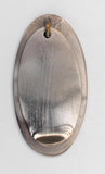 Flat Oval Brushed Nickel Drawer Pull