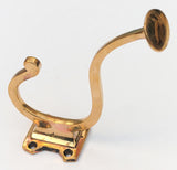 1920's Hat & Coat Hook in Copper Brass