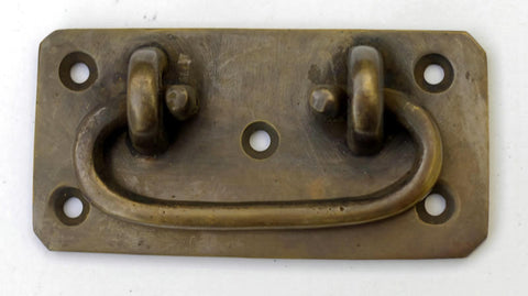 Antique Brass Rustic Rectangular Handle