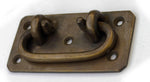 Antique Brass Rustic Rectangular Handle